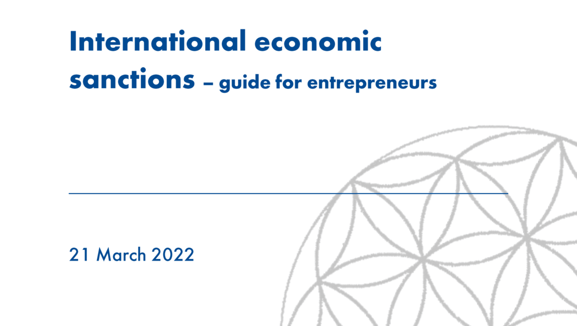 International economic sanctions – guide for entrepreneurs