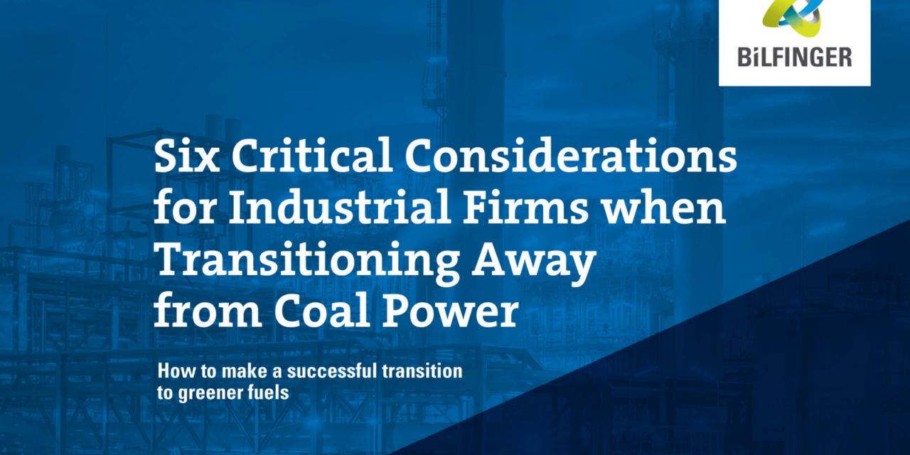 Transitioning Away From Coal Power – Six Key Considerations