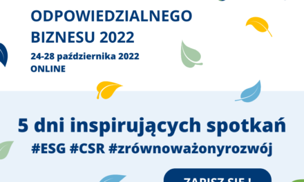 Trwa rejestracja na Tydzień Odpowiedzialnego Biznesu 2022