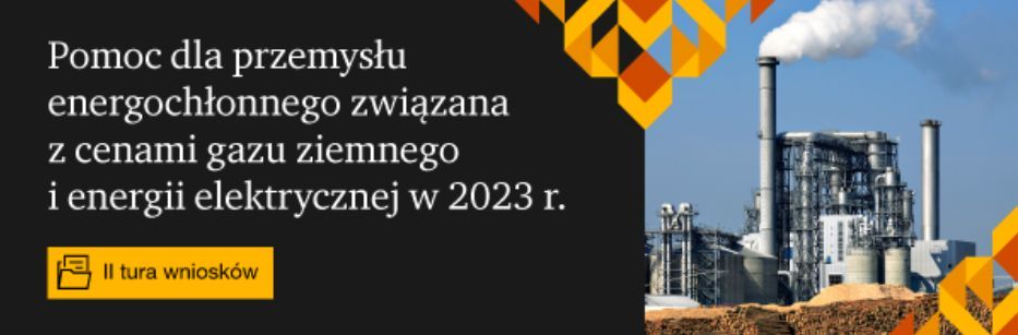 II nabór wniosków w programie Pomoc dla przemysłu energochłonnego związana z cenami gazu ziemnego i energii elektrycznej w 2023 r.