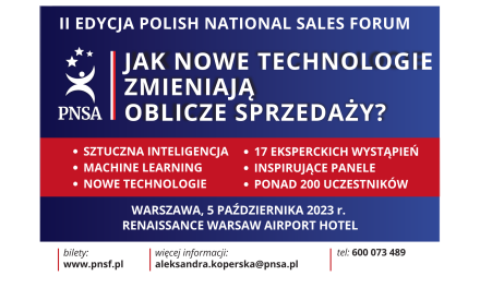 Jak nowe technologie zmieniają oblicze sprzedaży? Zbliża się II edycja Polish National Sales Forum. Specjalna zniżka dla członków BPCC!